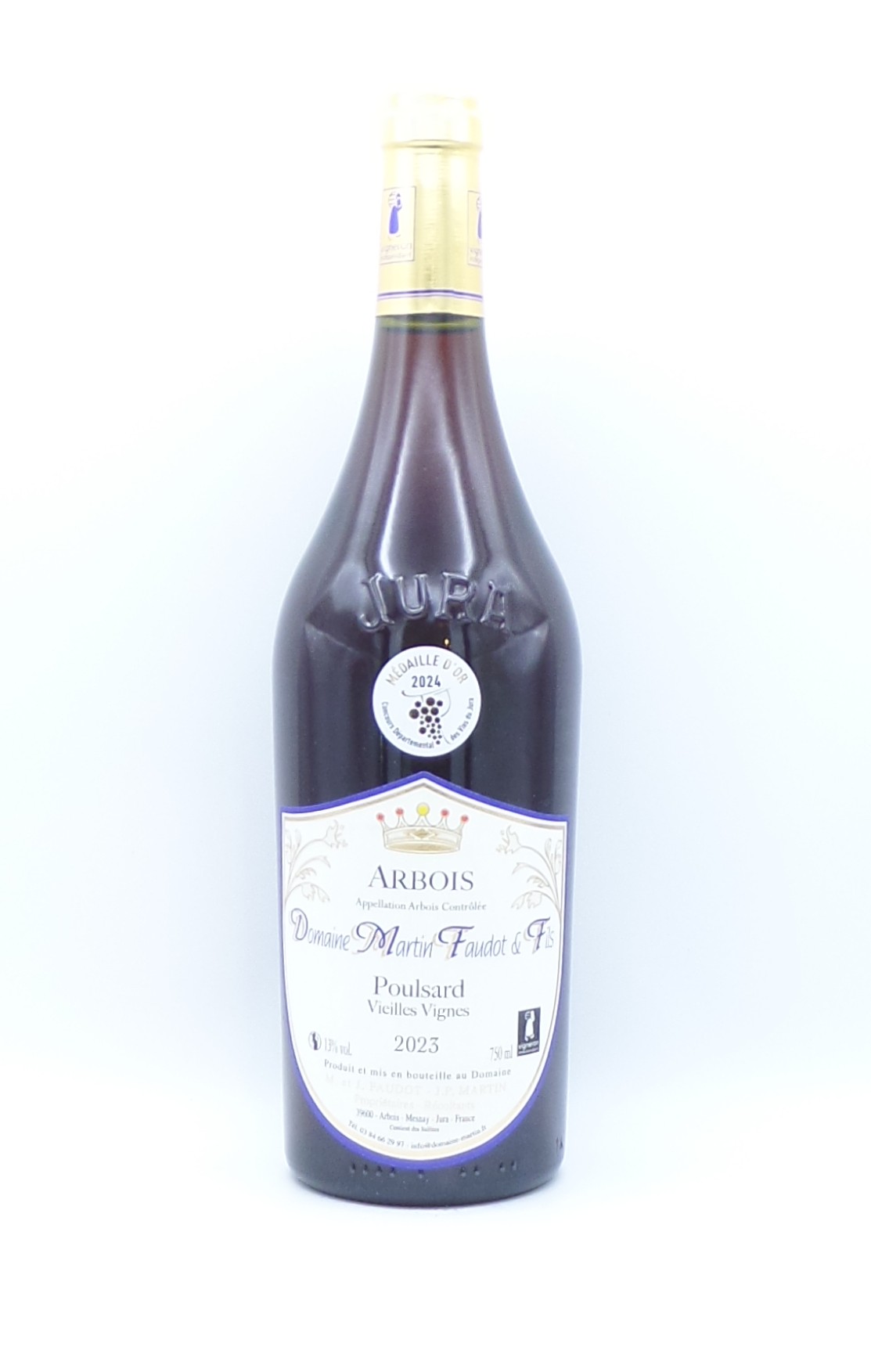 arbois rouge poulsard vieilles vignes vin du jura domaine martin faudot