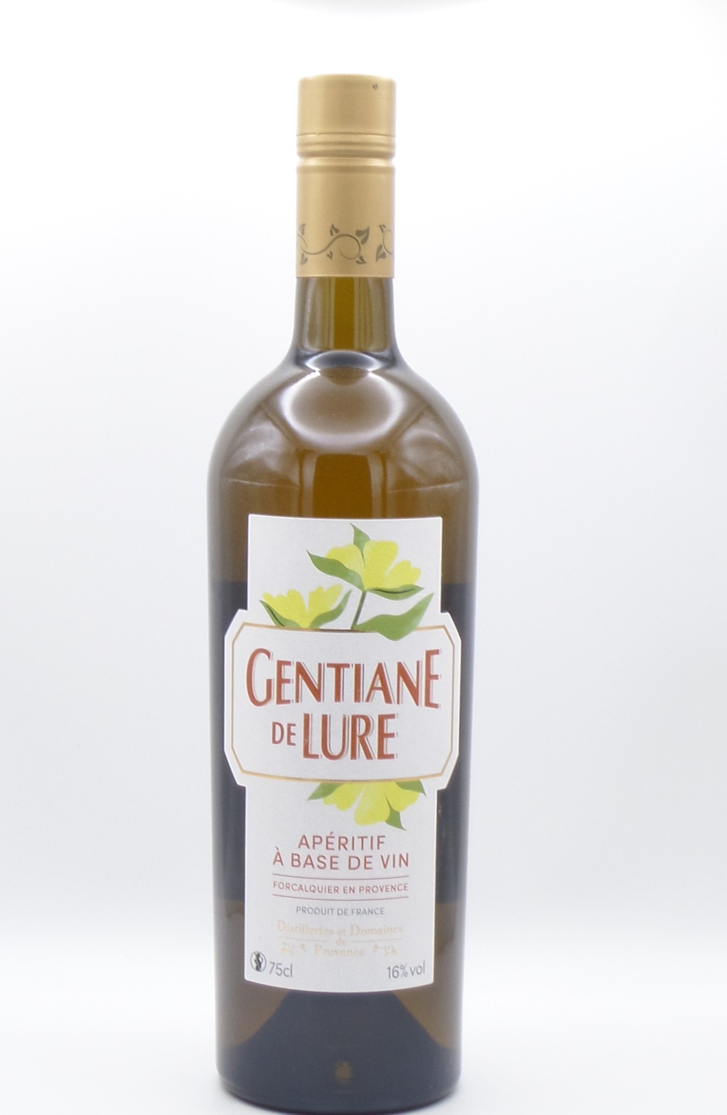 apéritif a base de vin gentiane de lure