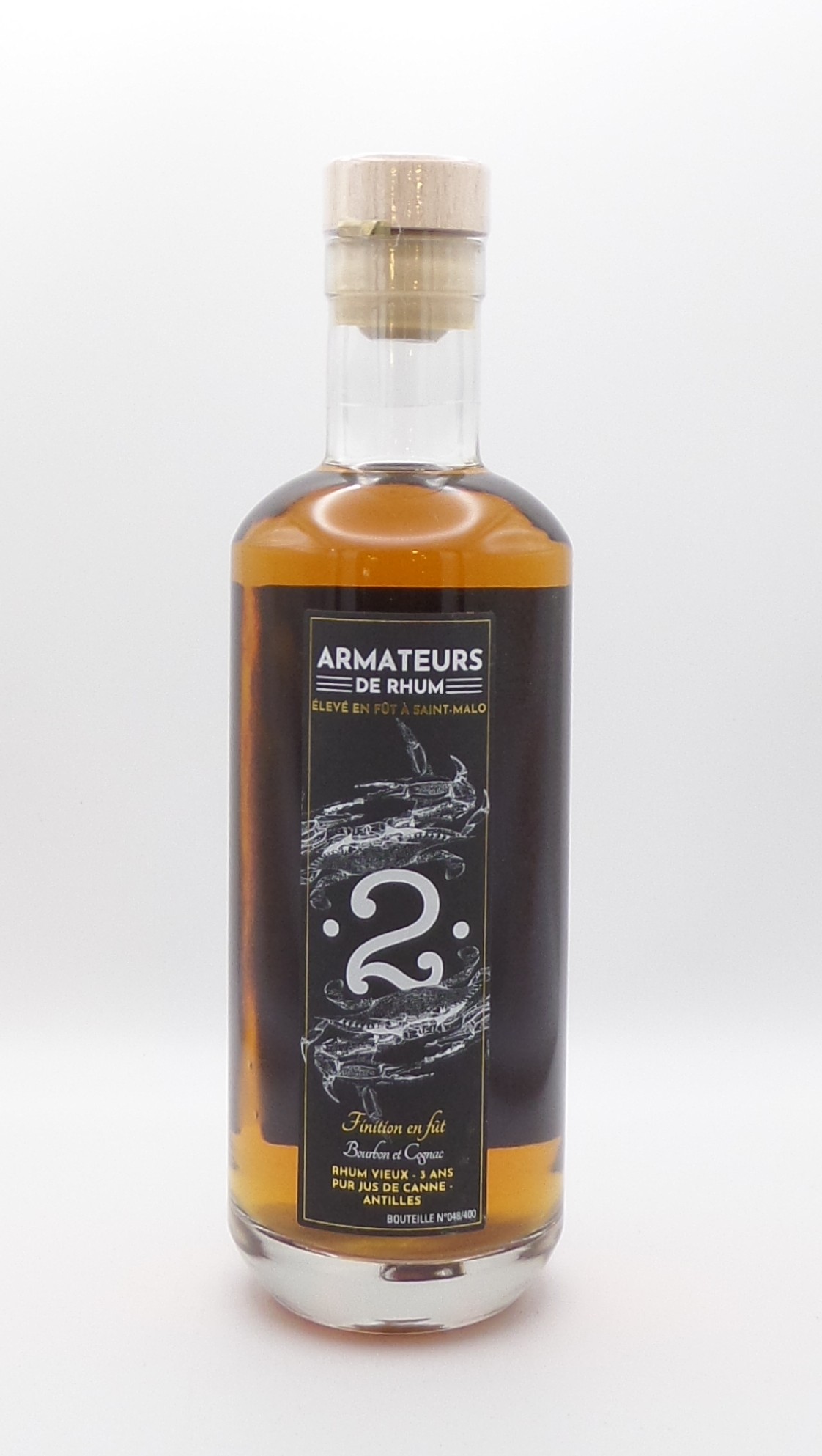 armateurs de rhum cuvée n°2 finition fut de bourbon et cognac
