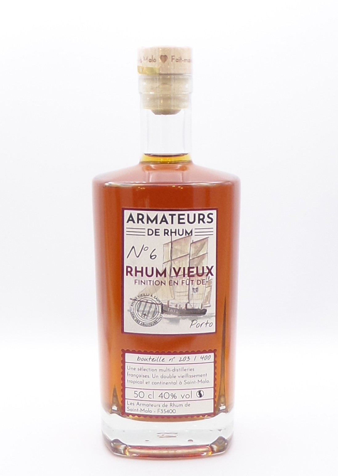 armateurs de rhum cuvée n°6 finition fût de porto