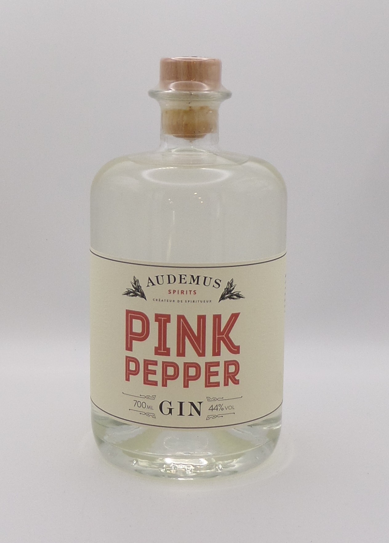 gin pink pepper audemus spirit
