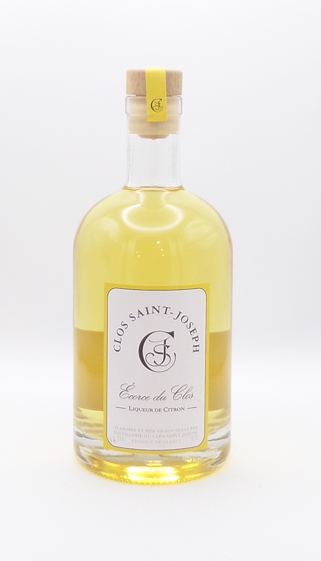 clos saint joseph liqueur écorce du clos liqueur de citron