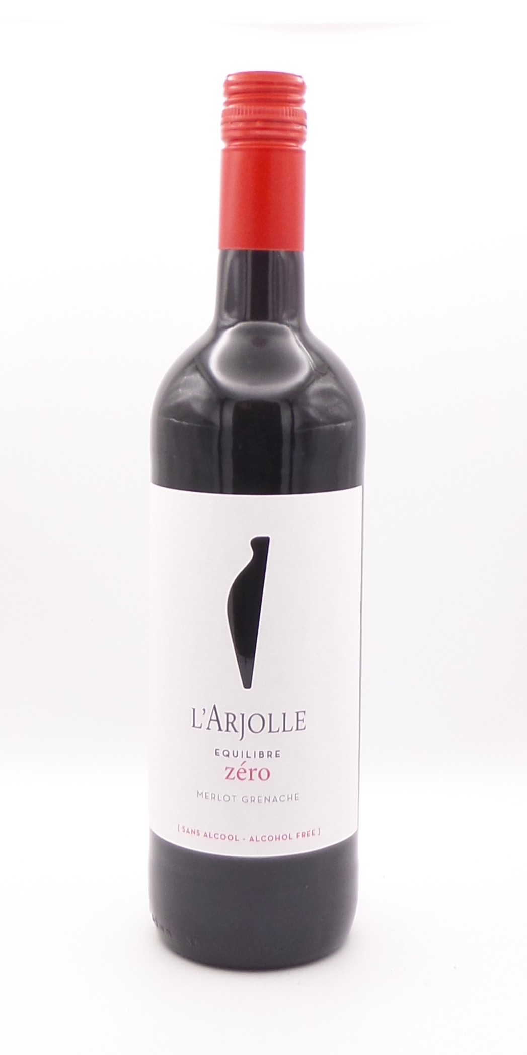 L'Arjolle équilibre zéro rouge sans alcool boisson à base de raisins fermentés désalcoolisés