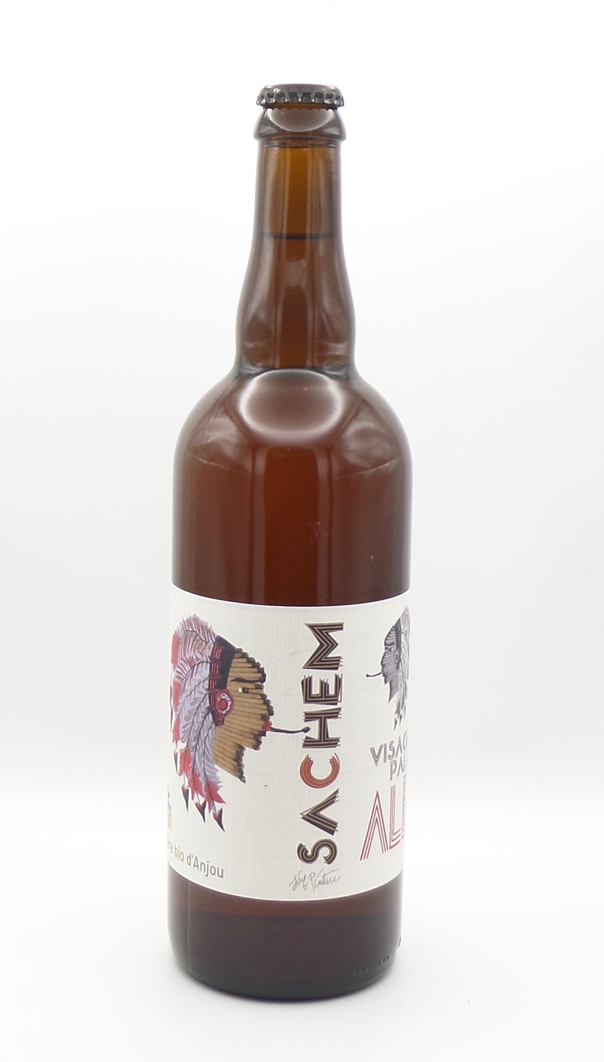 sachem visage pale ale bière bio artisanale d'anjou brasserie les allumettes