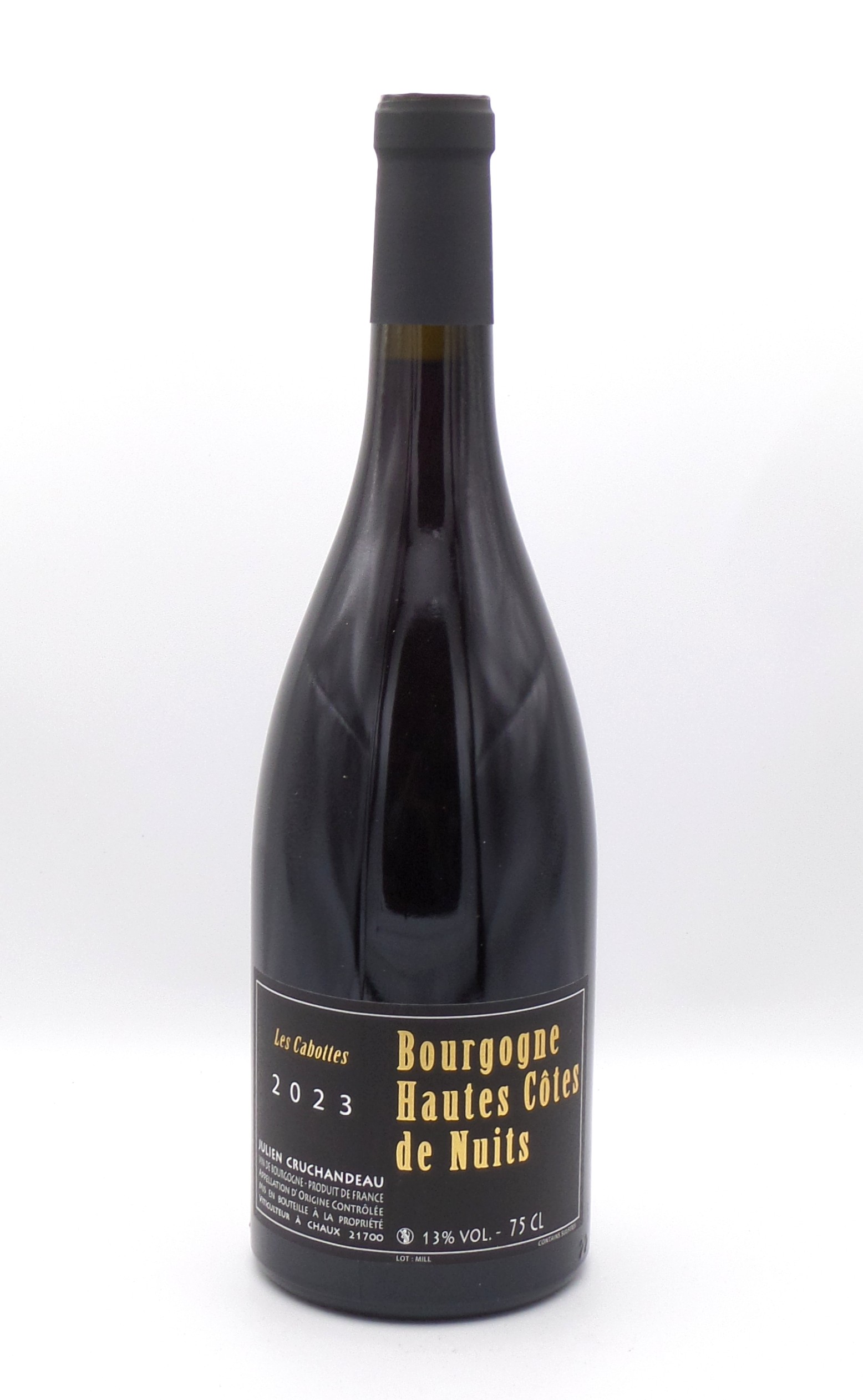 bourgogne hautes de nuits rouge les cabottes domaine cruchandeau